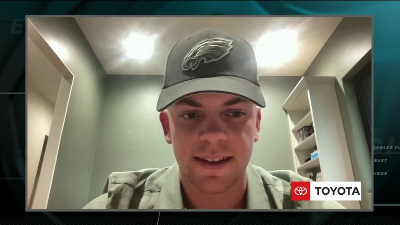 Cooper DeJean speaks to media after being drafted by Eagles