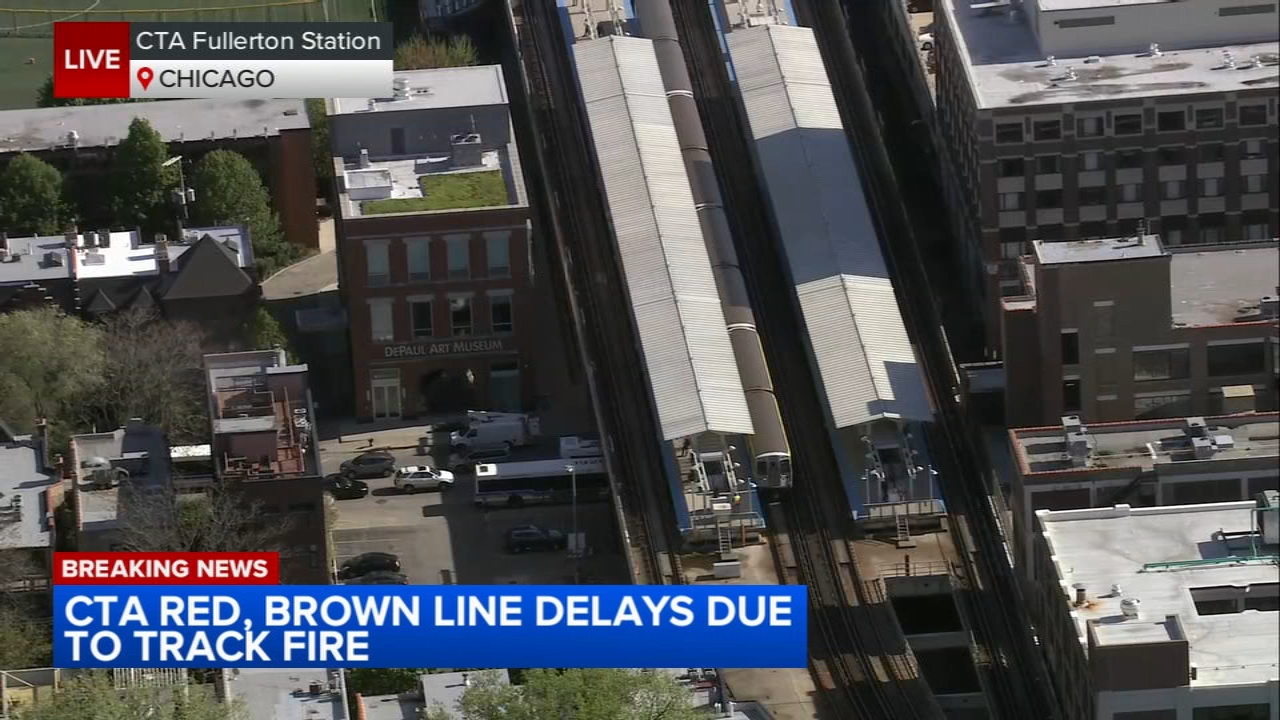CTA Red, Brown lines delayed after reported track fire