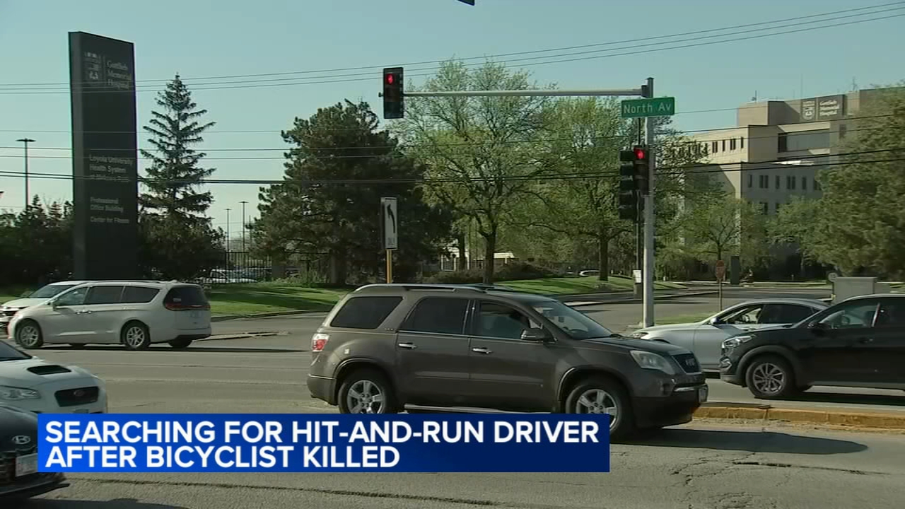 Cyclist fatally struck, dragged about 400 feet near suburban hospital