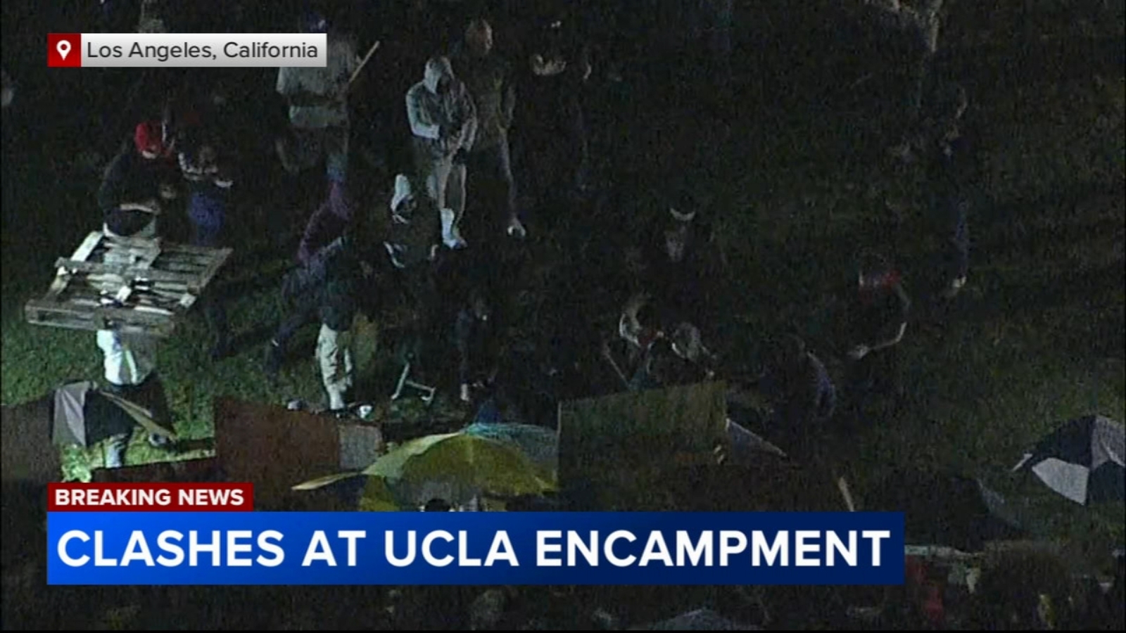 Clashes at UCLA encampment; police clear out Columbia University