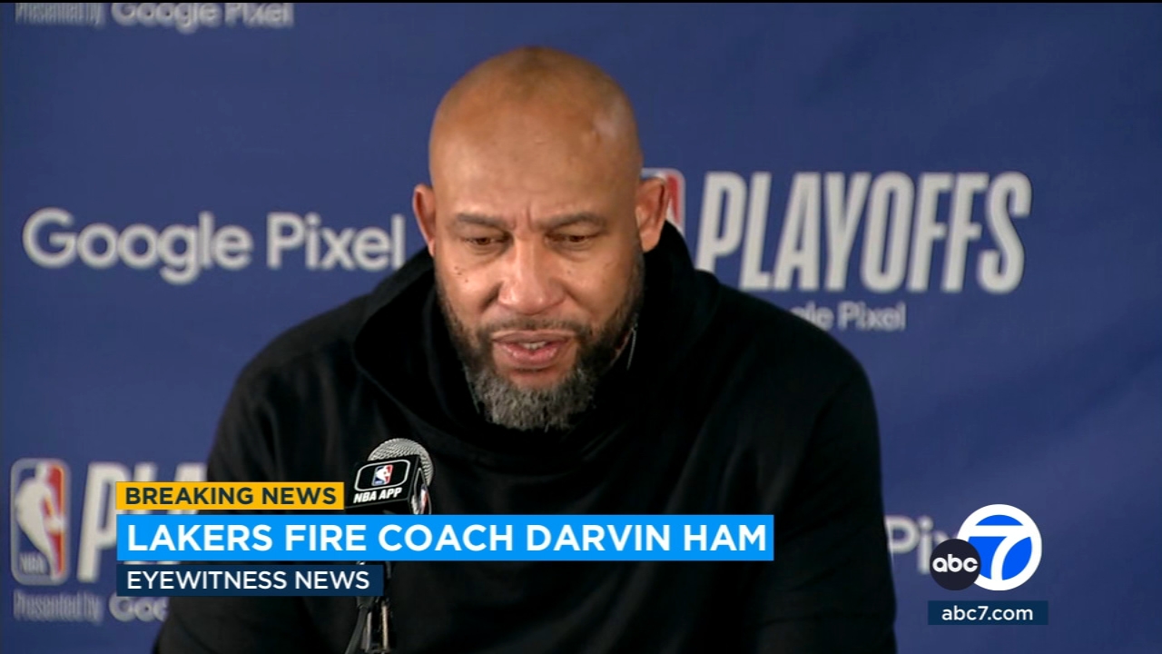 Lakers fire coach Darvin Ham after 2 seasons, sources tell ESPN
