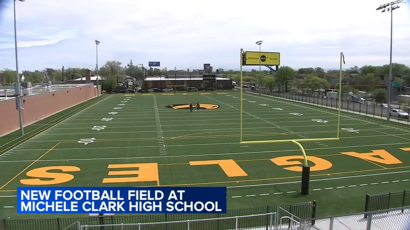 New football field opens for Michele Clark high school in Austin