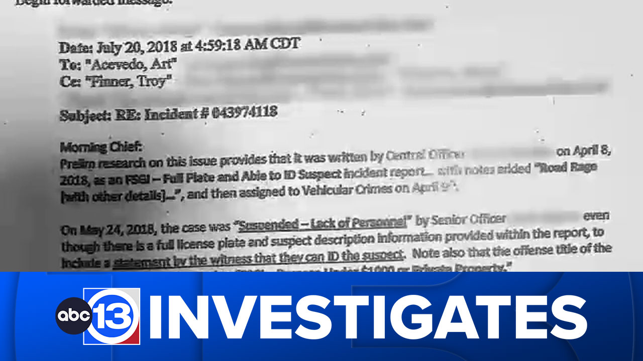 HPD Chief Finner was emailed about suspended code in 2018