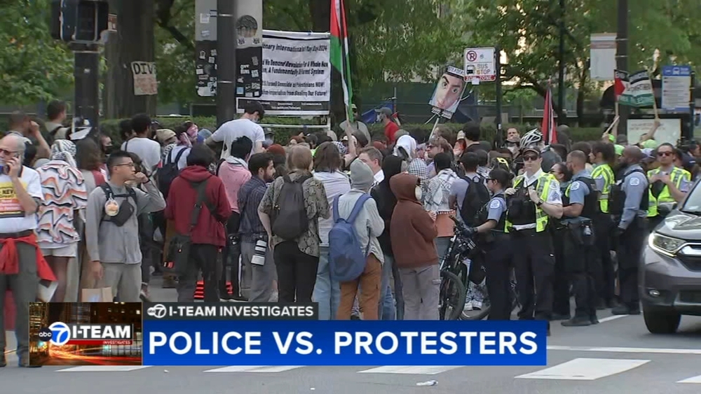 Demonstrators allege 'excessive force' used to clear encampments