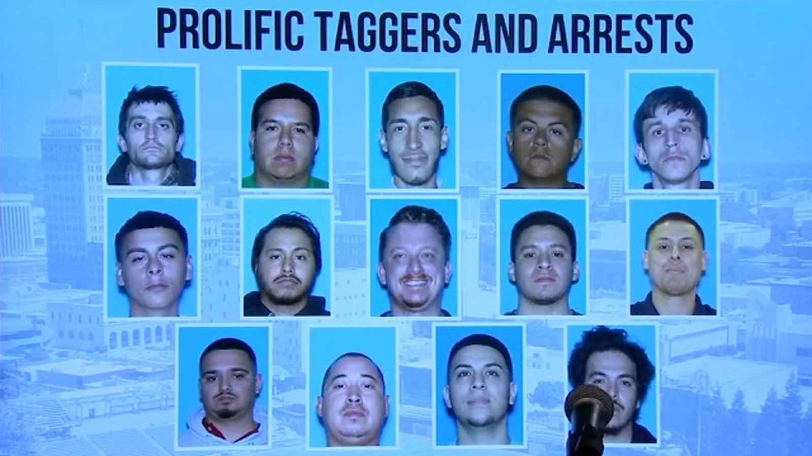 More than a dozen arrested in Fresno Graffiti Abatement Operation