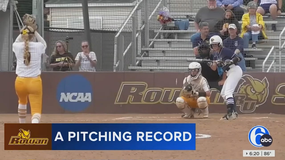 Rowan's Emily McCutcheon pitches 20-inning win for Division III record