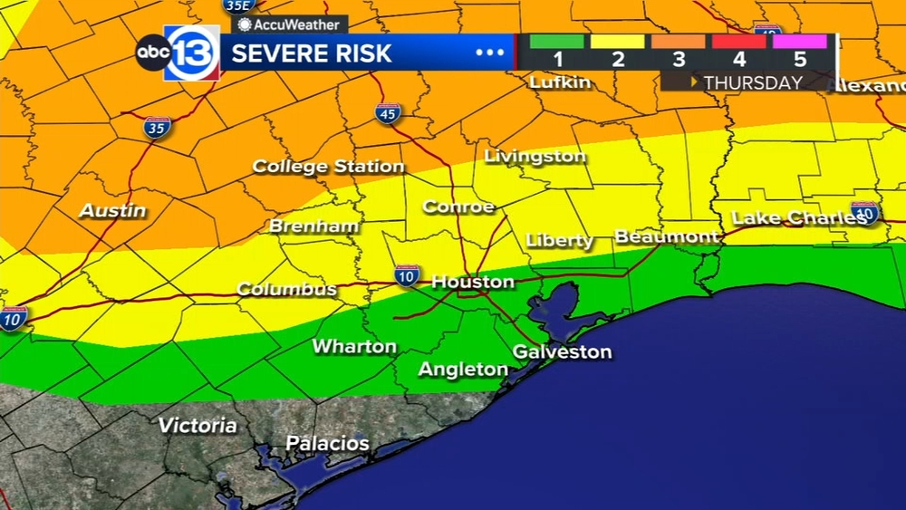 Small chance for severe storms Thursday, air quality remains bad