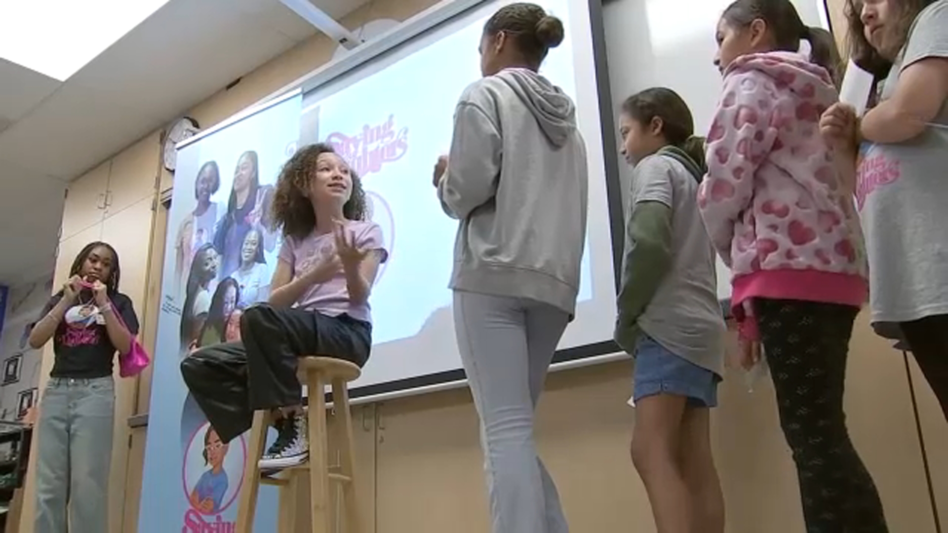 Mykal-Michelle Harris inspires 'Little Cinderella Reporters'