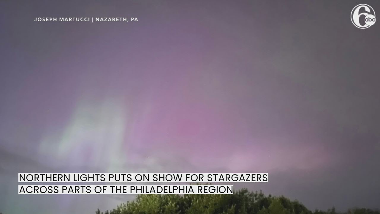 Northern lights puts on show for stargazers across parts of the region