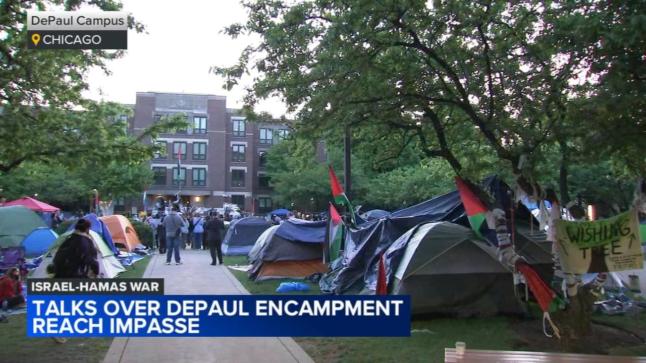 DePaul president says encampment discussions 'are at an impasse'