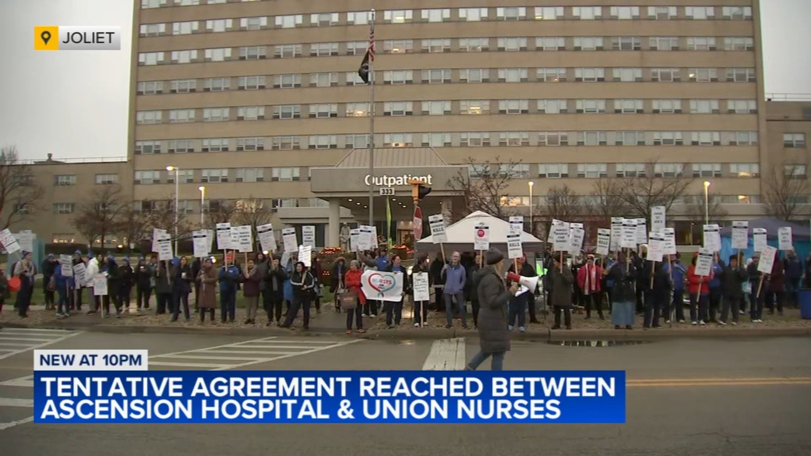 Joliet nurse strike: Nurses at Ascension Saint Joseph Hospital reach ...