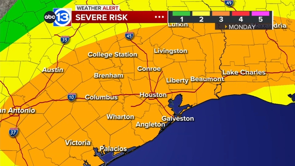 ABC13 Weather Alert Day for the threat of severe storms