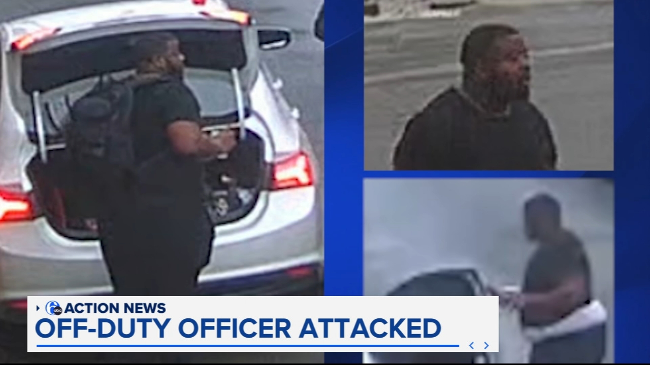 Suspect sought for assault, robbery of off-duty Philadelphia police officer