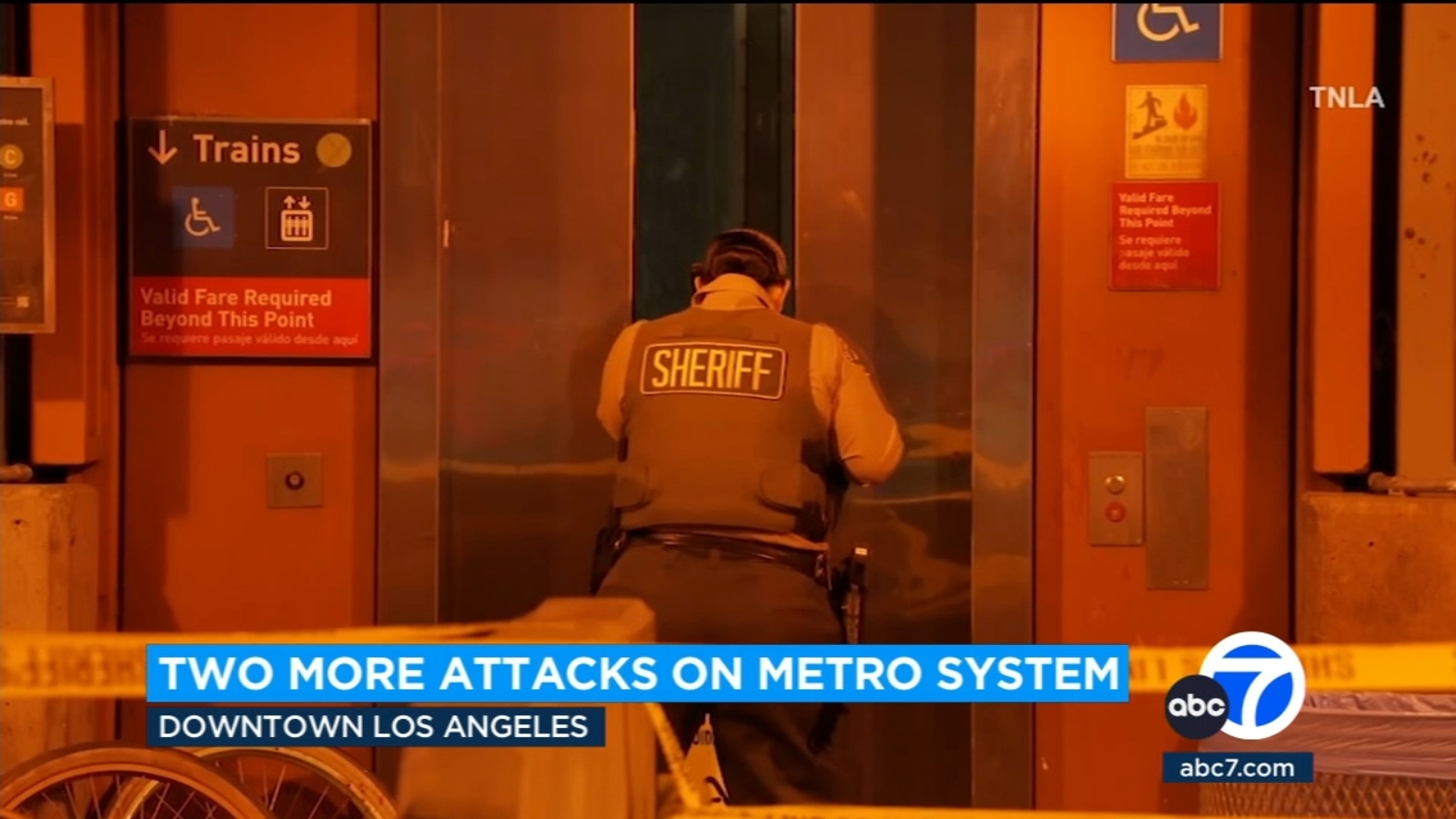 Woman hospitalized after being stabbed at Metro station in West Athens, authorities say