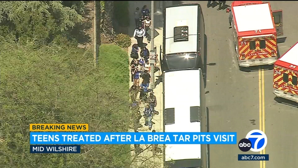 8 teens treated after ingesting edibles on La Brea Tar Pits field trip
