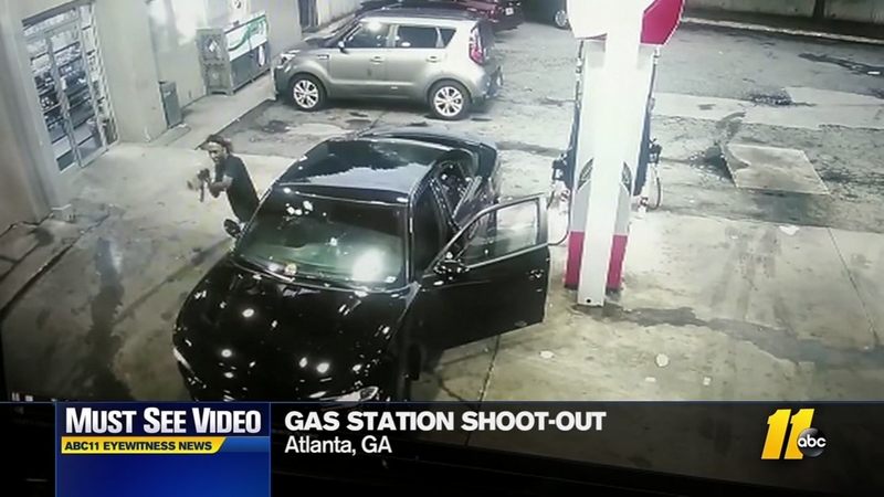 Video Of Gunfight At Atlanta Gas Station Goes Viral Abc11 Raleigh Durham