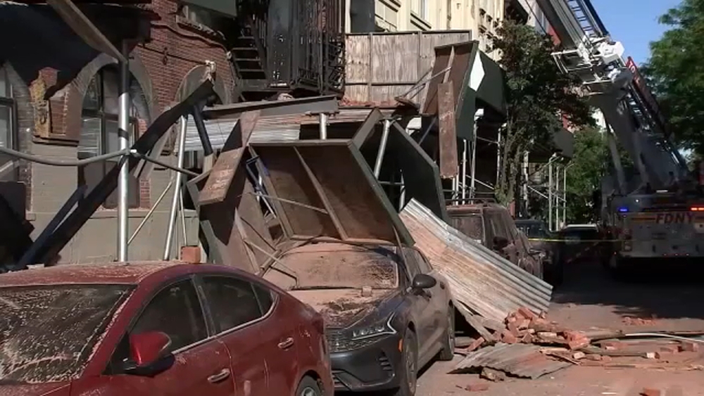 Brooklyn building that had partial collapse has history of problems