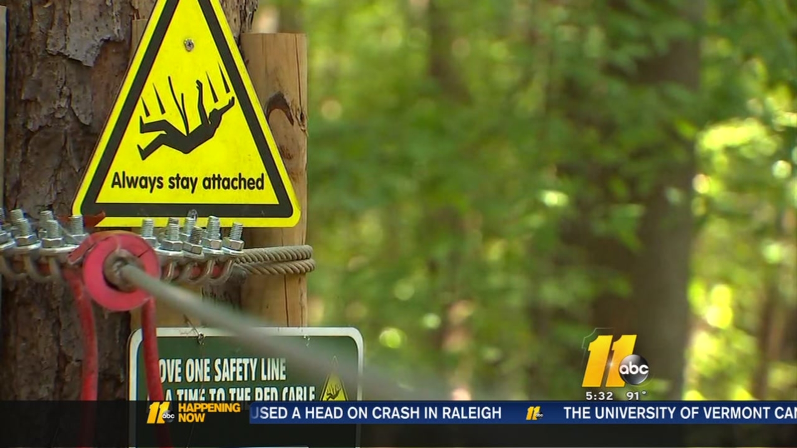 Raleigh thrillseekers use caution after zip line death ABC11 Raleigh