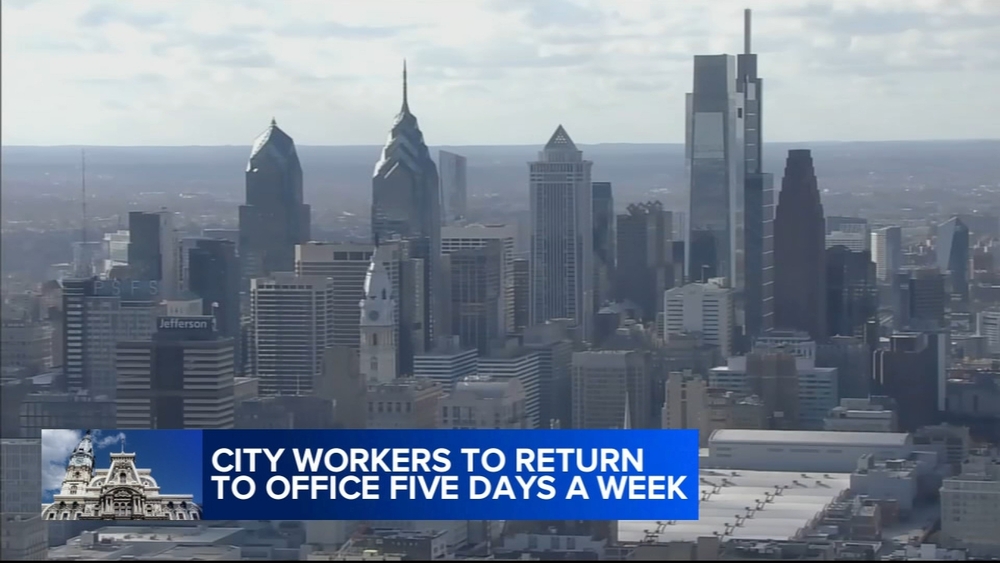 Mayor Cherelle Parker orders Philadelphia city employees to return on-site work 5 days per week