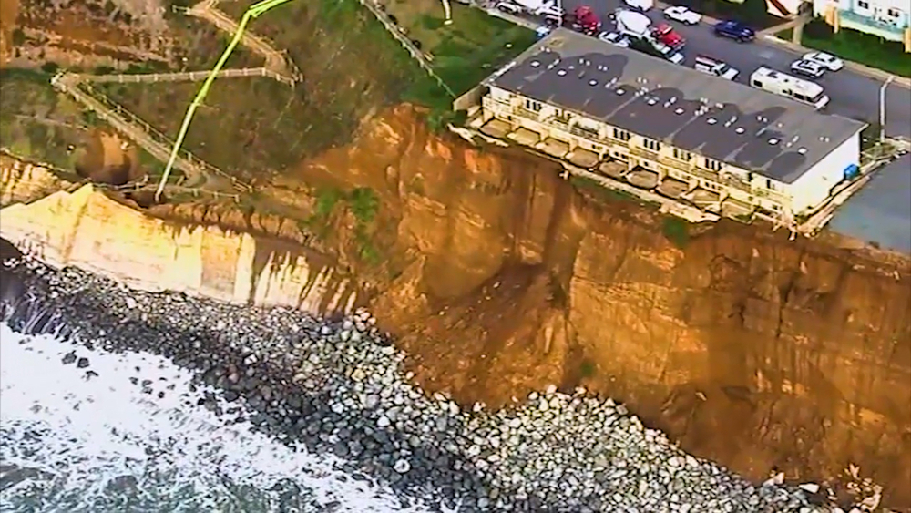 Scientists say coastal erosion will increase by 2050.