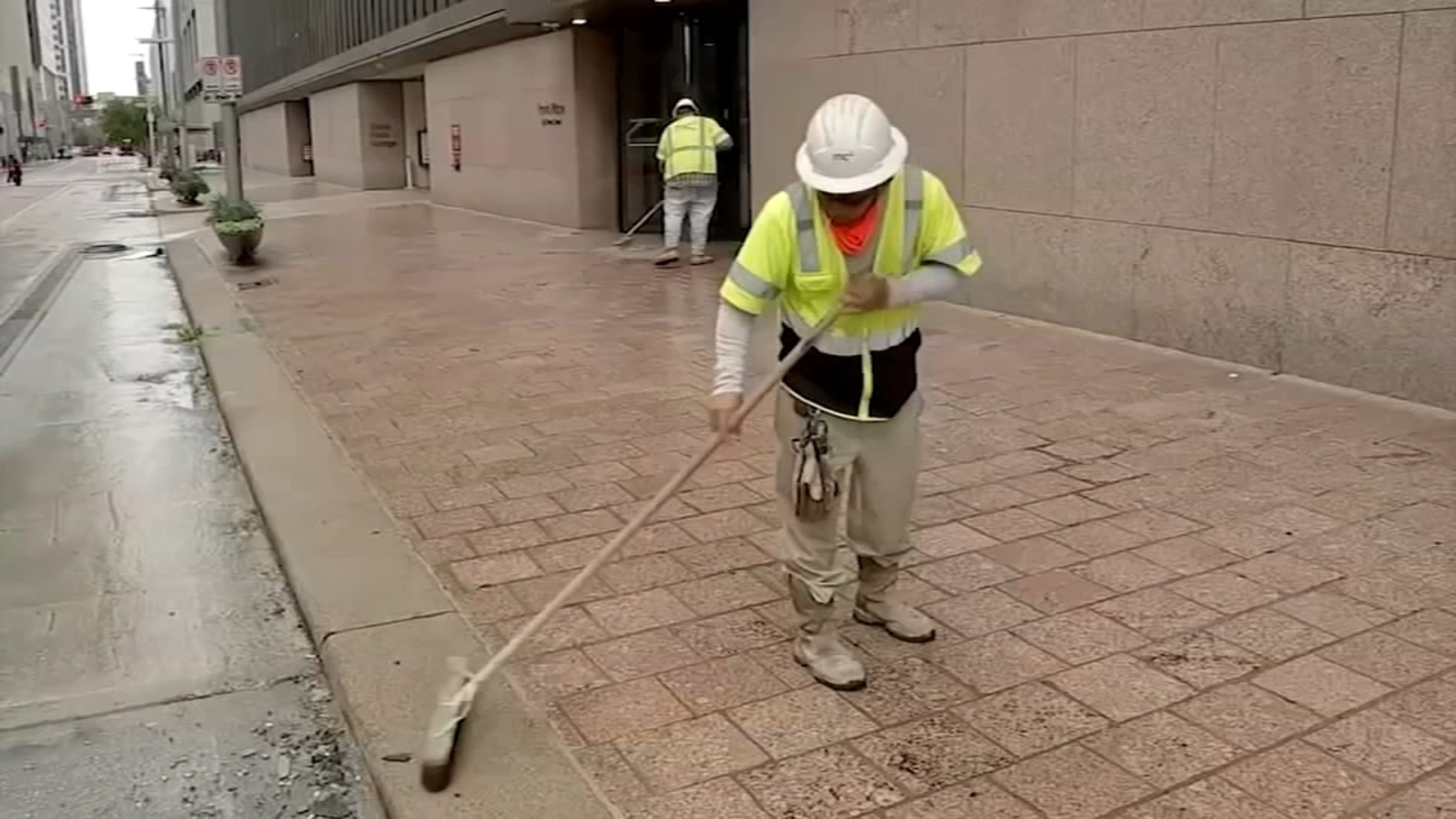 DAMAGE IN HOUSTON FROM STORM TODAY visual data 2