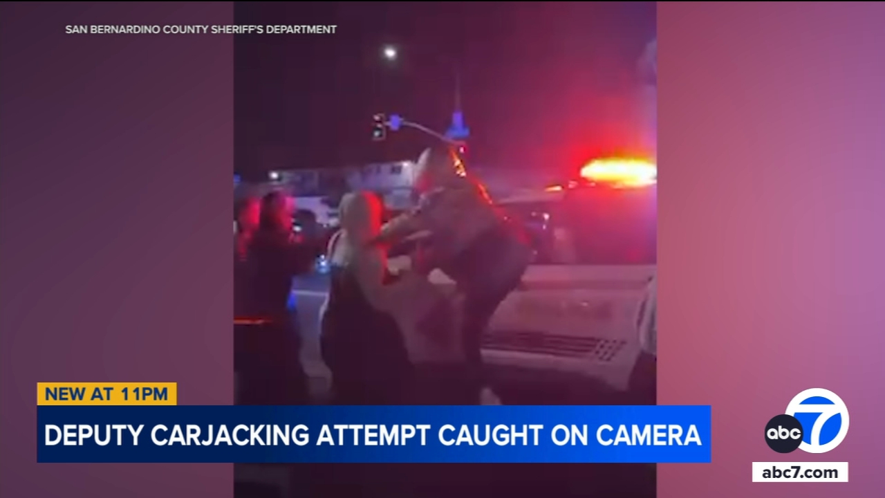 Teen arrested after group mobs sheriff's cruiser at IE street takeover