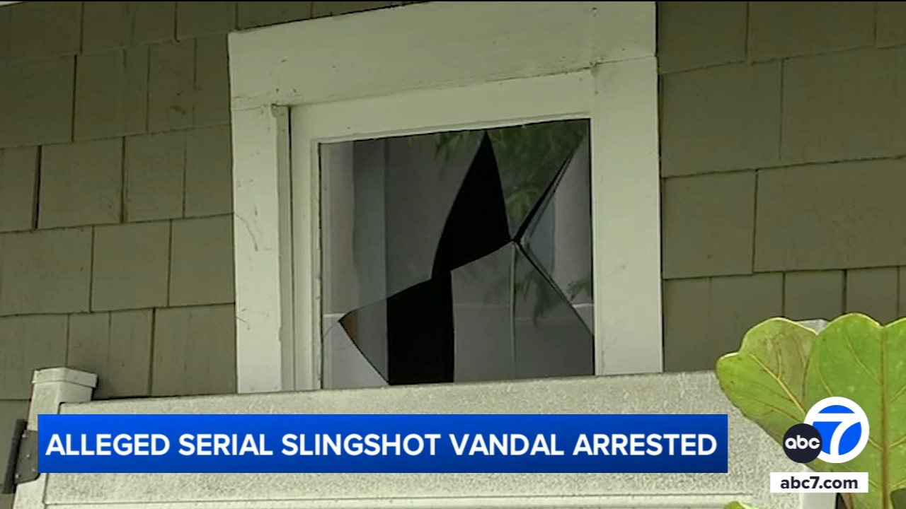 'Serial slingshot shooter': Vandalism suspect, 81, arrested in Azusa