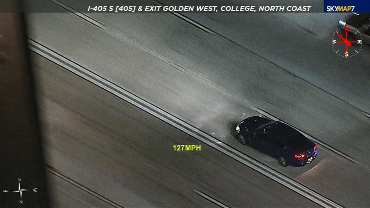 LAPD chases suspect at high speeds through Long Beach, Orange County