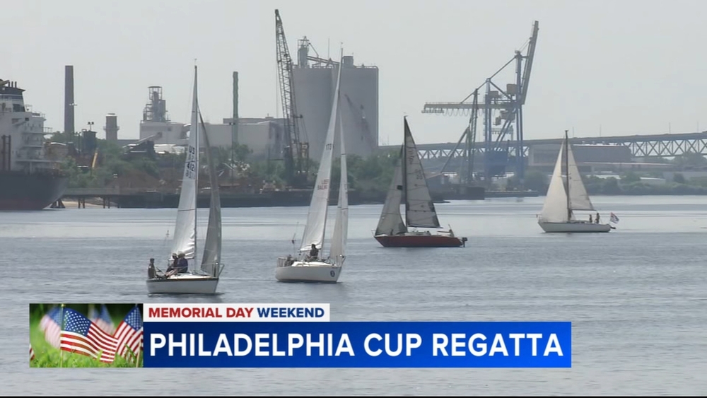 Philly regatta draws spectators to river as holiday weekend kicks off