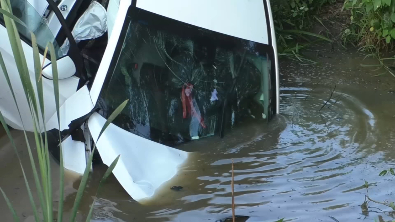 Cumberland County crash | Car immersed in creek after hitting a deer in ...