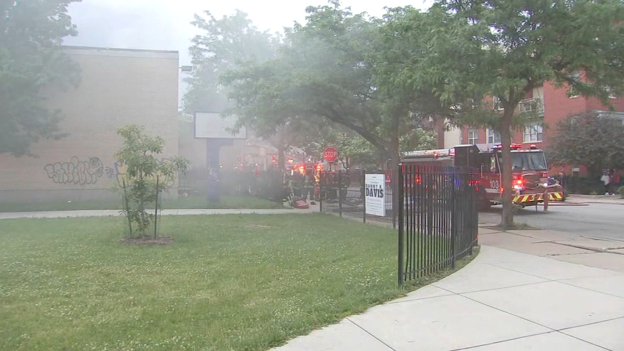 Fire at old West Side school prompts massive CFD response