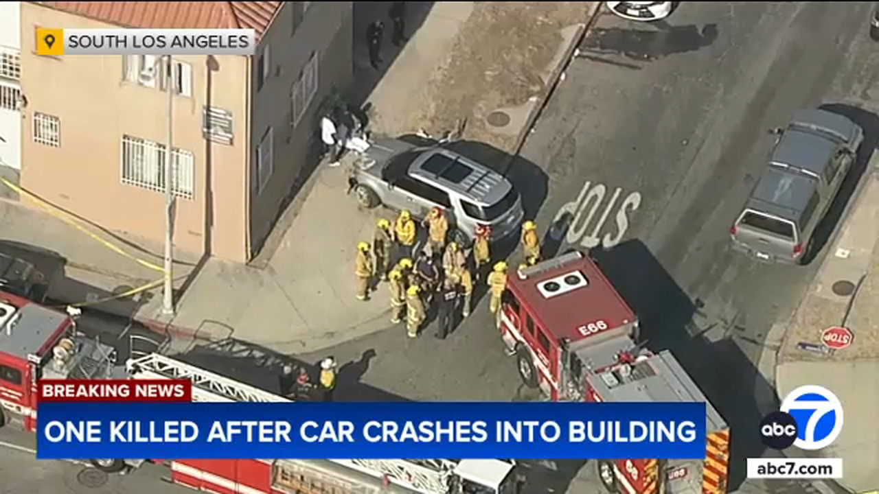 South LA crash: Person killed after being struck, pinned between SUV and building - Vimarsana News