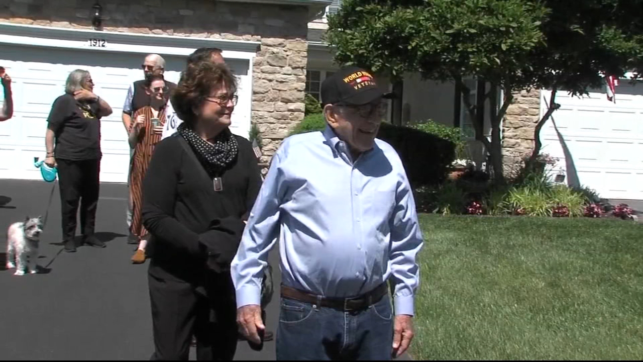 World War II veteran honored with surprise send-off from Blue Bell