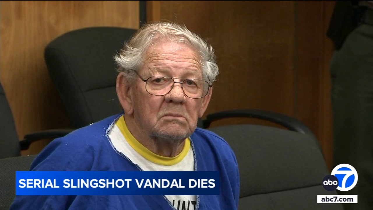 Accused slingshot vandal, 81, dies after being released from jail