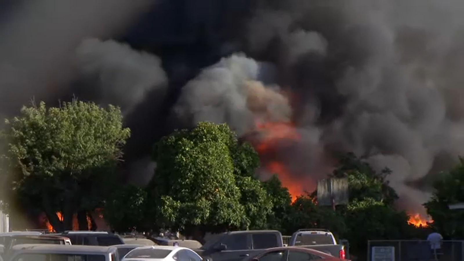 12 displaced after home, RVs destroyed by fire in west central Fresno