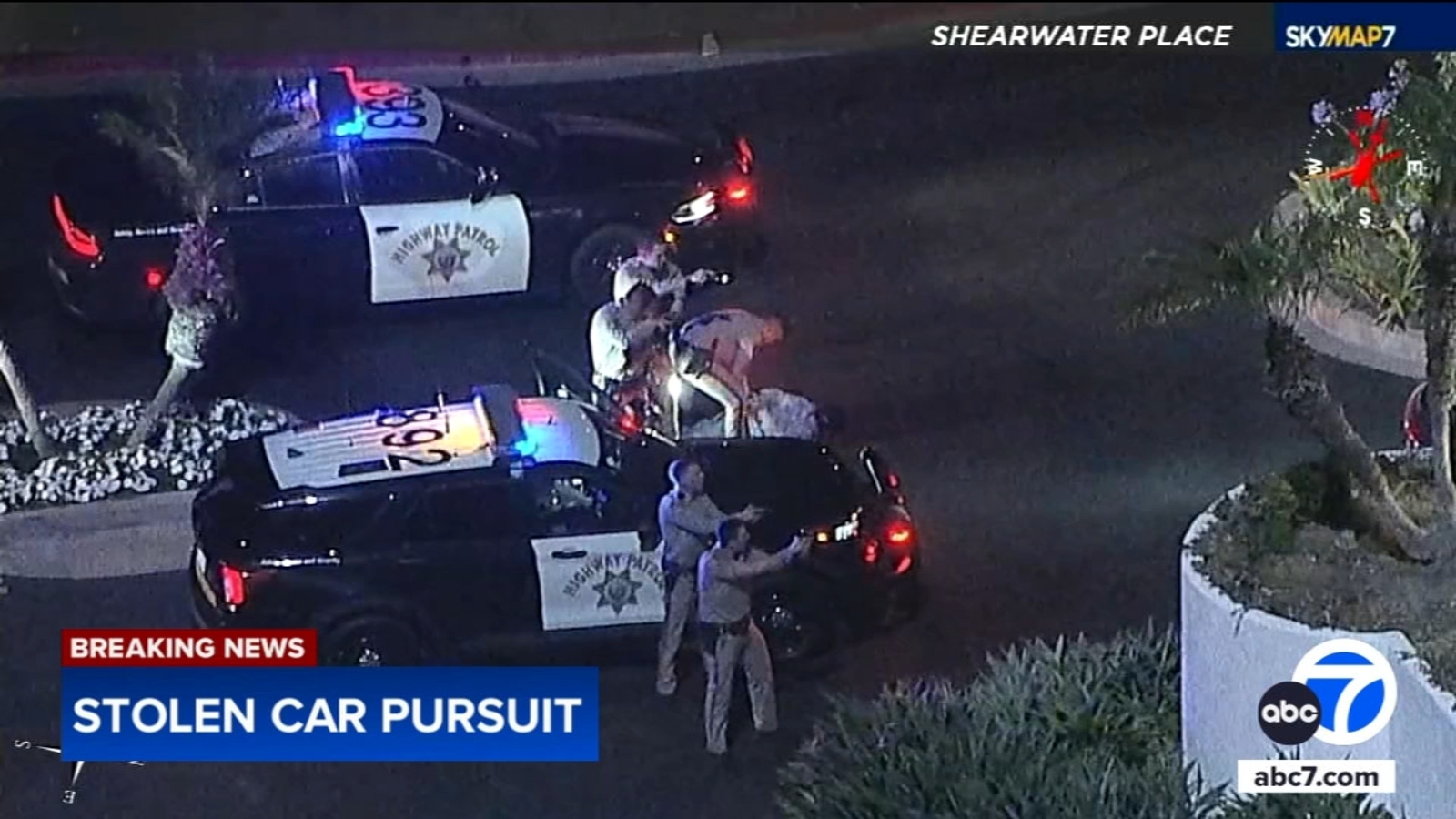 Chase through LA, Orange counties ends at gated community in Newport ...