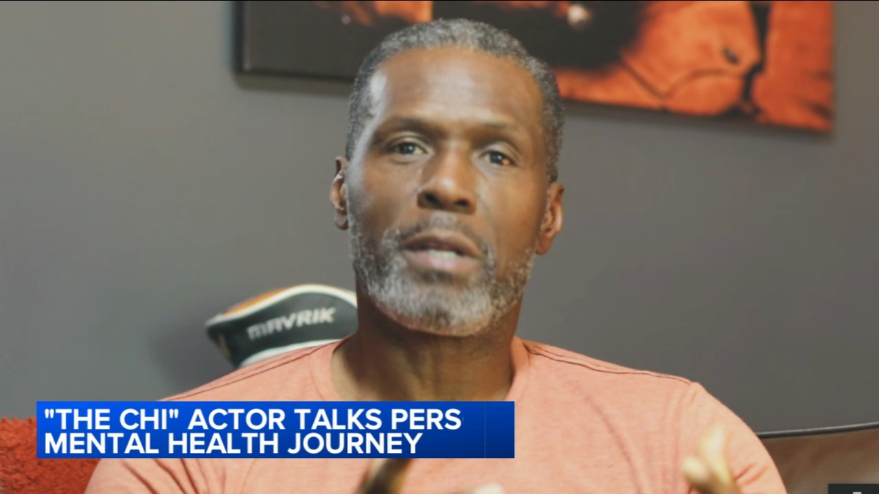 
'The Chi' star talks mental health, getting a support dog
