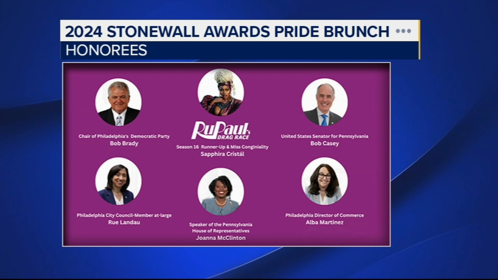 Philadelphia Gay News hosting 2024 Stonewall Awards Pride Brunch on ...