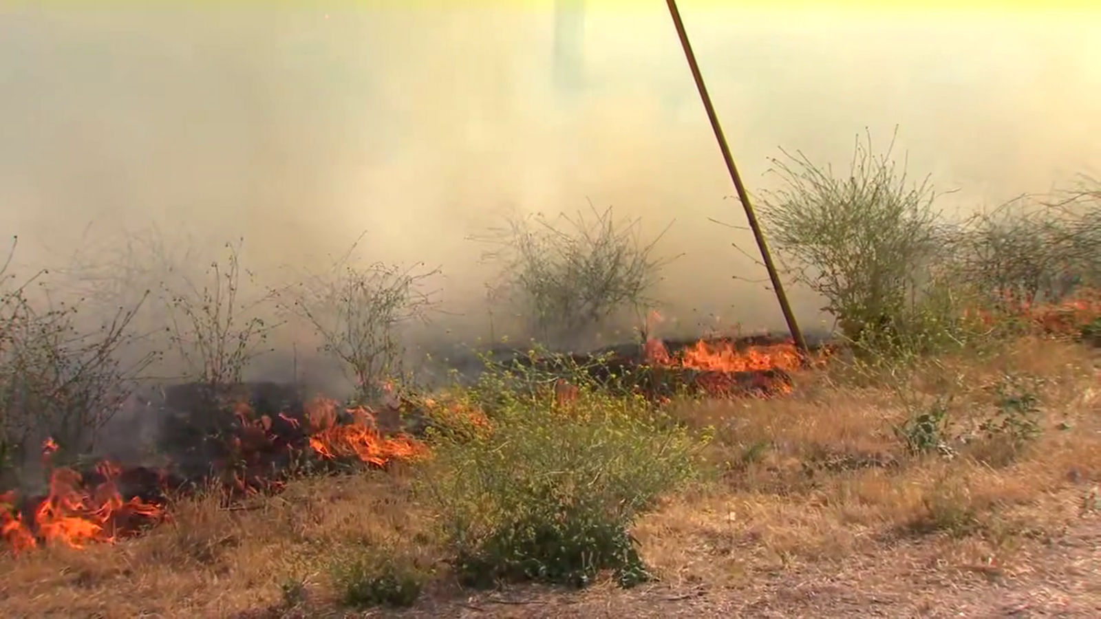 Firefighters kept busy as multiple fires break out across Fresno
