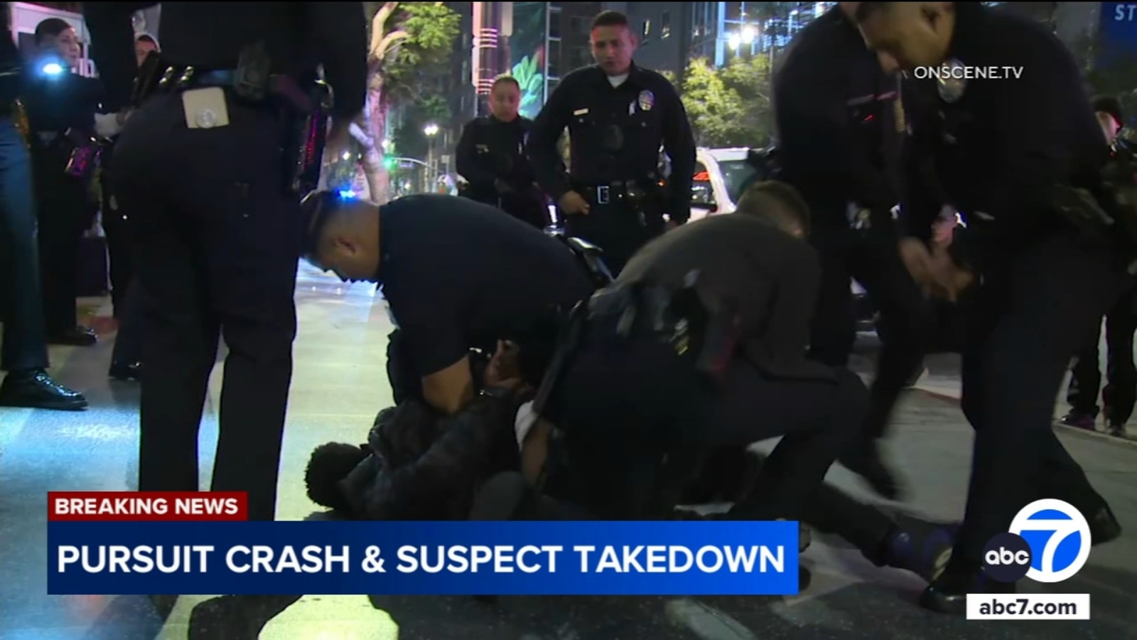 Hollywood crash: Innocent driver hurt, man in custody after collision ...