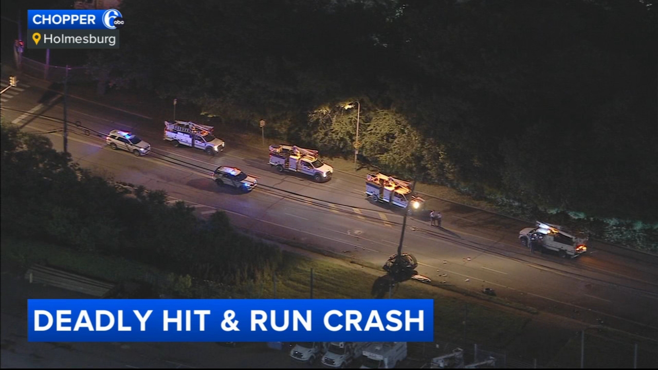 1 dead, 5 injured after three vehicle hit-and-run crash in Philadelphia