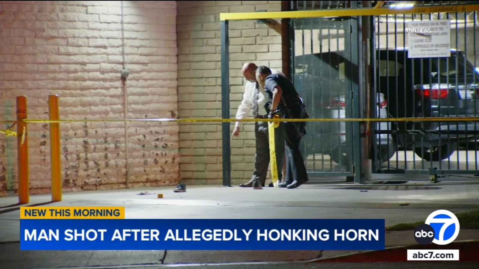 Man shot by upset tenant for continuously honking his car horn in