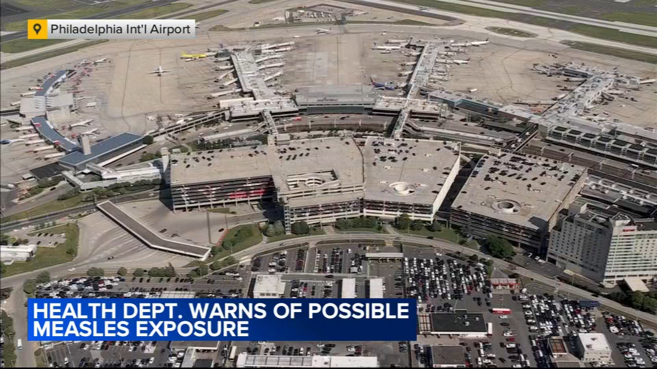 Health Dept. warns of possible measles exposure at Philadelphia International Airport