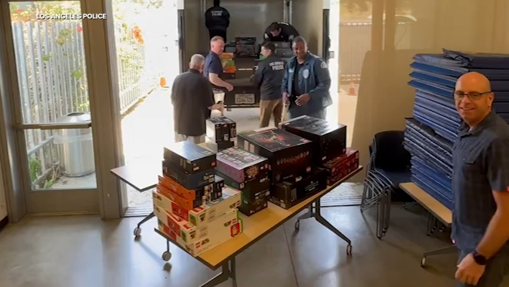 LAPD seizes more than 2,800 boxes of LEGOs in retail theft bust