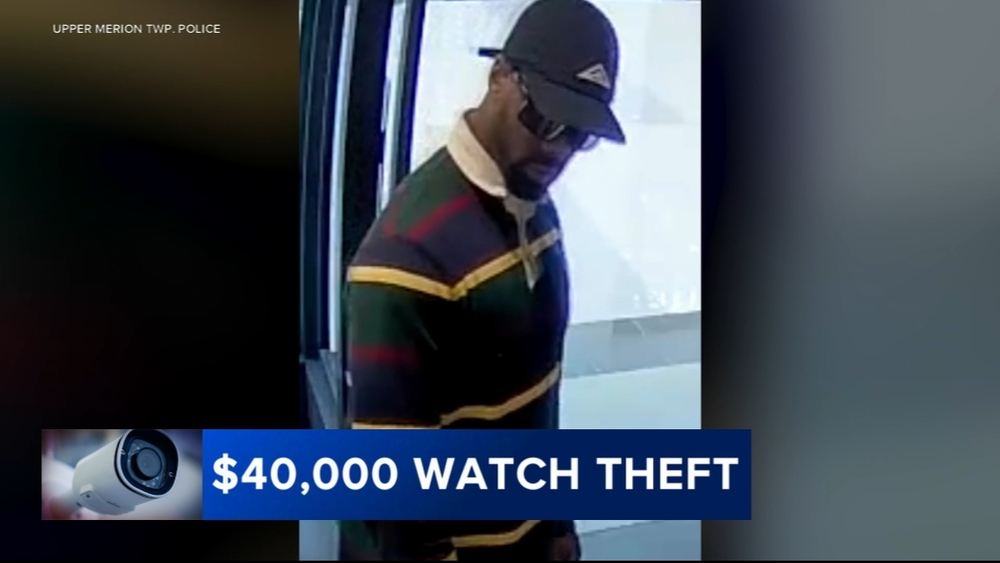 Suspect wanted for stealing $40K watch from King of Prussia Mall 