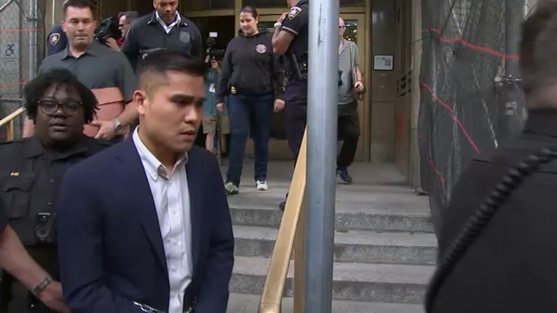 NYPD officer leaves courthouse, charged with attempted murder in NJ road rage incident