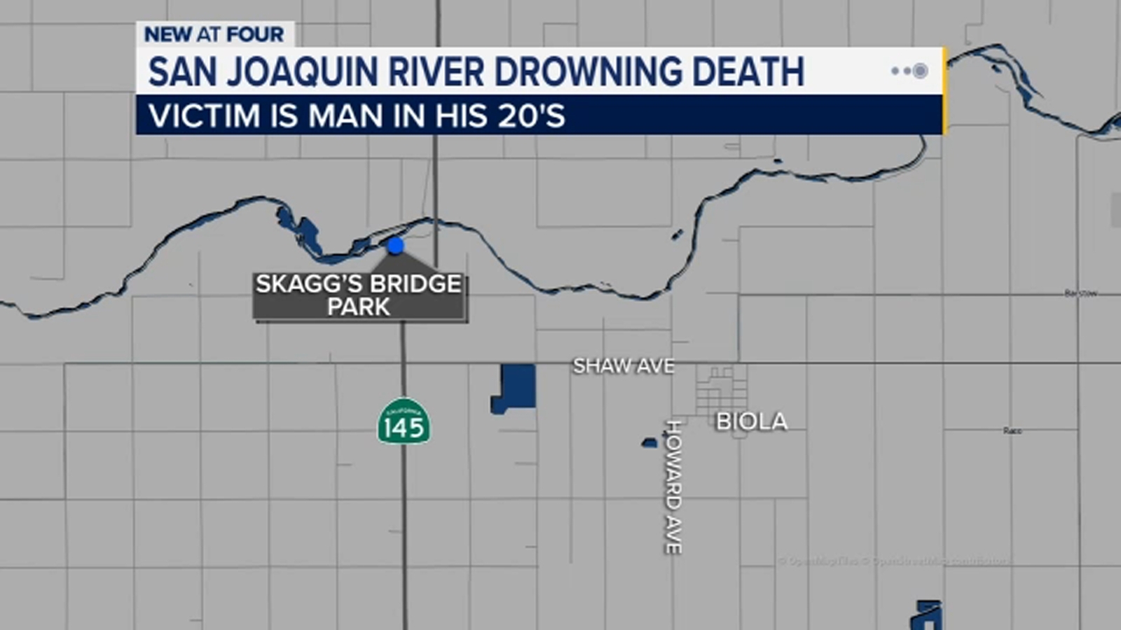 Man dies after drowning in San Joaquin River near Kerman, deputies say