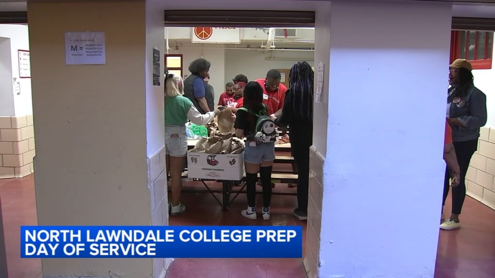 North Lawndale College Prep day of service gives back to community on