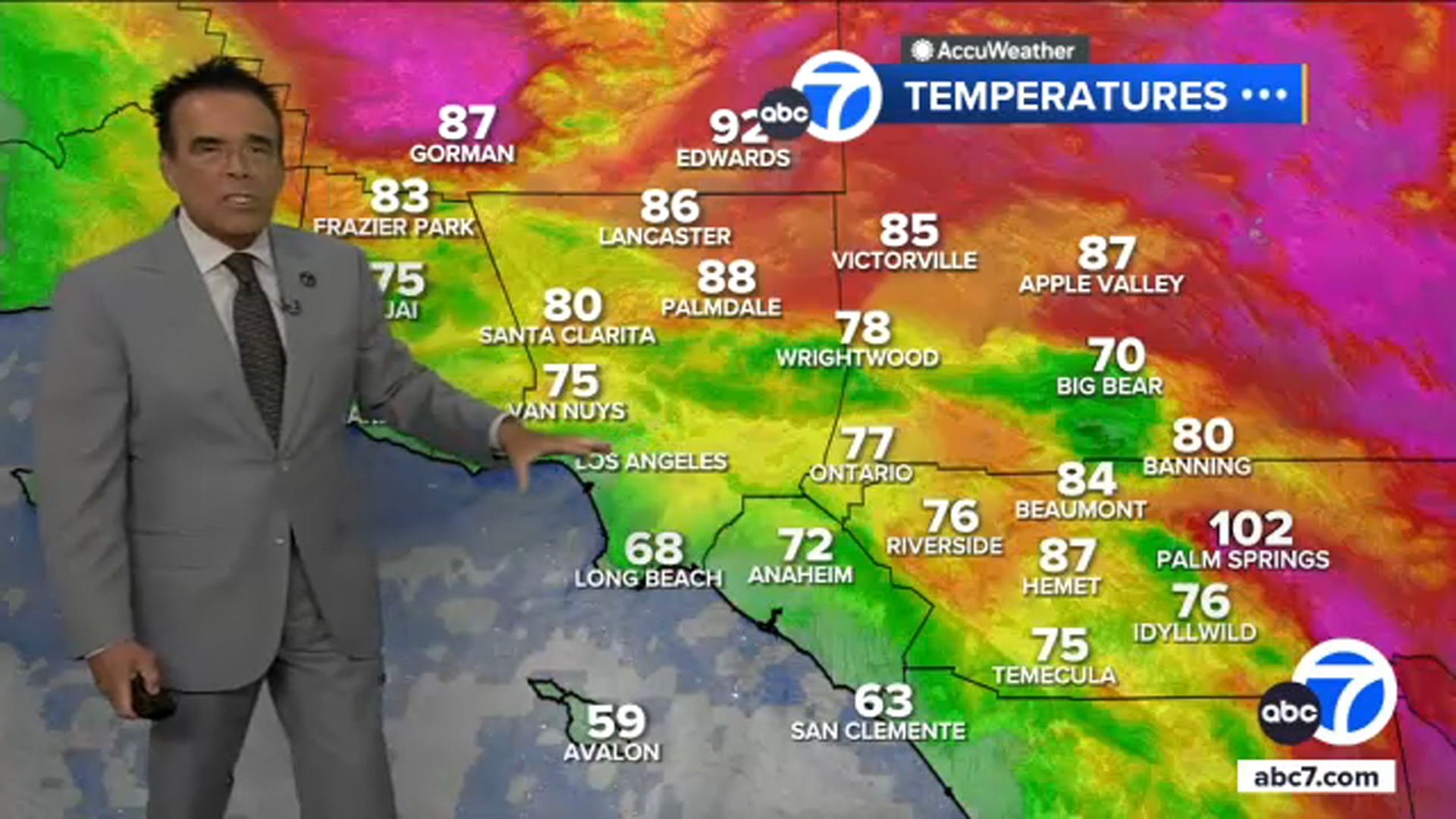 Las Vegas logs another record-high but weeklong heat wave losing grip on Southwest