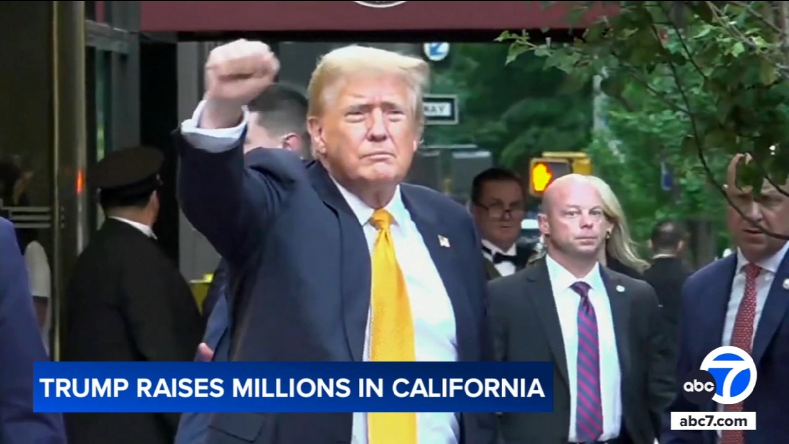 Trump speaks at sold-out campaign fundraiser in Newport Beach